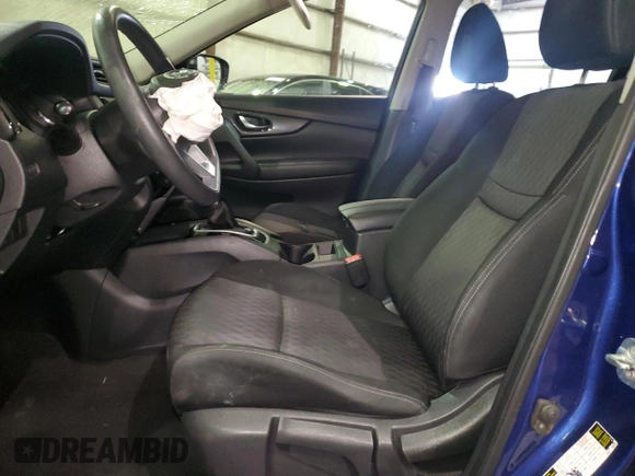 2017 Nissan Rogue SV with VIN KNMAT2MT5HP573152, listed as a Copart auction lot 41816555 with 95,331 mi miles and Non Repairable. Bid and sale history available at carsss.com. Image 7.