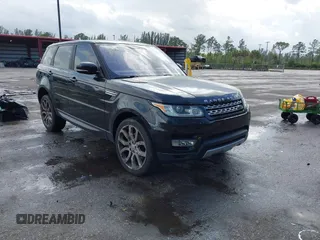 2016 Land Rover Range Rover Sport V6 HSE with VIN SALWR2PF2GA117288, listed as a IAAI auction lot 41548271 with 130,010 mi miles. Bid and sale history available at carsss.com. Image 1.
