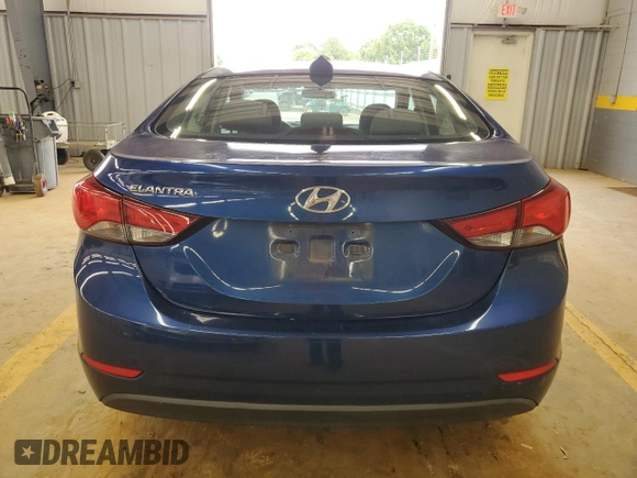 2016 Hyundai Elantra SE with VIN 5NPDH4AE1GH742917, listed as a Copart auction lot 60426485 with 129,078 mi miles and Salvage title. Bid and sale history available at DreamBid. Image 6.