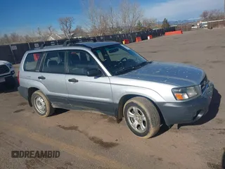 2003 Subaru Forester X with VIN JF1SG636X3H755868, listed as a IAAI auction lot 41814716 with 134,864 mi miles. Bid and sale history available at carsss.com. Image 1.