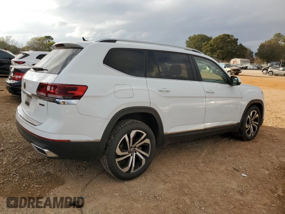2022 Volkswagen Atlas SEL with VIN 1V2BP2CA2NC504784, listed as a Copart auction lot 79165184 with 64,519 mi miles and Salvage title. Bid and sale history available at DreamBid. Image 3.