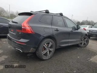 2018 Volvo XC60 R-Design with VIN YV4A22RM0J1047067, listed as a Copart auction lot 88360895 with 62,658 mi miles and Salvage title. Bid and sale history available at DreamBid. Image 3.