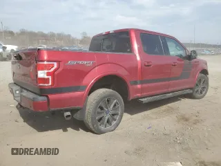 2018 Ford F-150 XL with VIN 1FTEW1E55JFA24677, listed as a Copart auction lot 49508155 with 119,616 mi miles and Salvage Title. Bid and sale history available at carsss.com. Image 3.