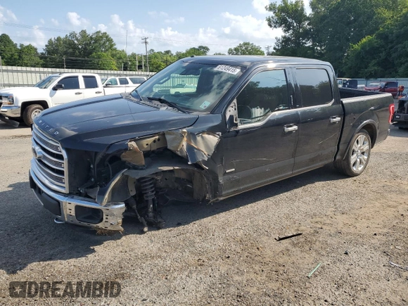 2016 Ford F-150 XLT with VIN 1FTEW1EG7GFC72102, listed as a Copart auction lot 61249415 with 52,492 mi miles and Salvage title. Bid and sale history available at DreamBid. Image 1.