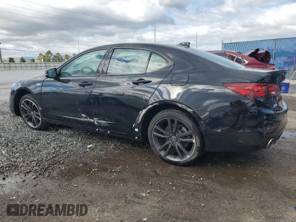 2020 Acura TLX w/A-Spec Pkg with VIN 19UUB1F62LA009571, listed as a Copart auction lot 84663584 with 13,150 mi miles and Salvage Title. Bid and sale history available at carsss.com. Image 2.
