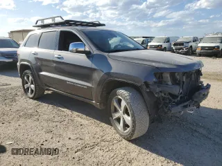 2015 Jeep Grand Cherokee Overland with VIN 1C4RJFCT2FC628727, listed as a Copart auction lot 48972095 with 155,435 mi miles and Salvage Title. Bid and sale history available at carsss.com. Image 4.
