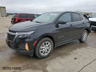2023 Chevrolet Equinox LT with VIN 3GNAXUEG5PL203483, listed as a Copart auction lot 51611525 with 59,684 mi miles and Clean Title. Bid and sale history available at carsss.com. Image 1.