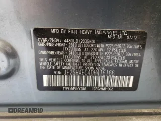 2013 Subaru Forester X Limited with VIN JF2SHAEC4DH416166, listed as a Copart auction lot 46033634 with 152,501 mi miles and Clean title. Bid and sale history available at DreamBid. Image 14.