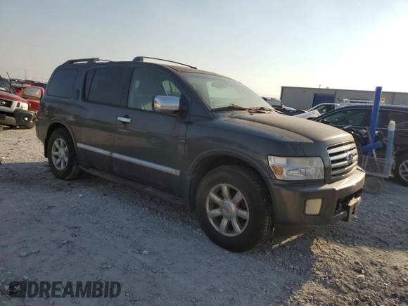 2005 Infiniti QX56 with VIN 5N3AA08C95N802463, listed as a Copart auction lot 66184954 with 206,899 mi miles and Clean Title. Bid and sale history available at carsss.com. Image 4.
