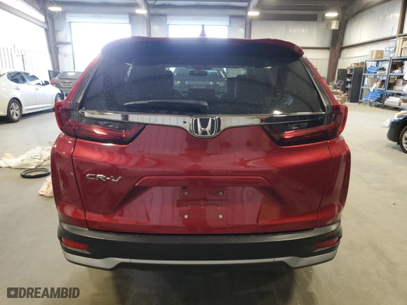 2022 Honda CR-V EX with VIN 5J6RW1H57NA004568, listed as a Copart auction lot 49848735 with 42,281 mi miles and Salvage Title. Bid and sale history available at carsss.com. Image 6.