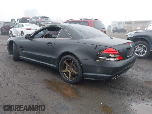 2011 Mercedes-Benz SL 550 with VIN WDBSK7BA0BF164803, listed as a IAAI auction lot 42495147 with 63,616 mi miles and . Bid and sale history available at DreamBid. Image 3.