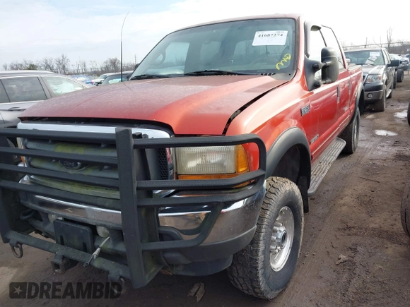 2001 Ford Super Duty F-250 XL with VIN 1FTNW21F61EB16701, listed as a IAAI auction lot 41687274 with 227,092 mi miles. Bid and sale history available at carsss.com. Image 2.