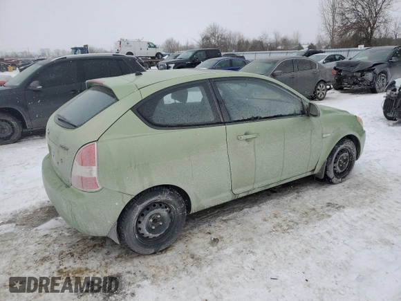 2009 Hyundai Accent Man L with VIN KMHCN35CX9U125639, listed as a Copart auction lot 42422965 with 325,113 mi miles and Clean Title. Bid and sale history available at carsss.com. Image 3.