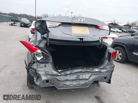2013 Hyundai Elantra GLS z VIN 5NPDH4AE8DH383903, wystawiony jako IAAI lot #41104952 z przebiegiem 98 747 mil mil oraz . Historia ofert i sprzedaży dostępna na DreamBid. Obrazek 6.