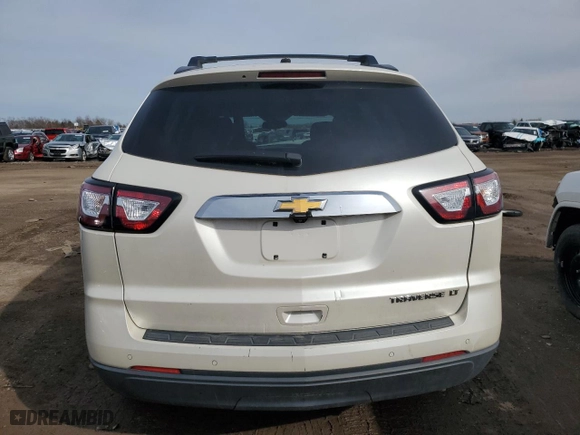 2014 Chevrolet Traverse LT with VIN 1GNKRGKD4EJ268999, listed as a Copart auction lot 49499695 with 117,147 mi miles and Salvage Title. Bid and sale history available at carsss.com. Image 6.