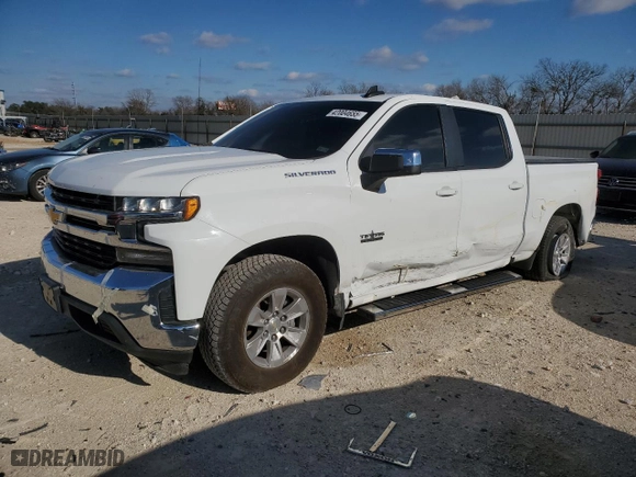2019 Chevrolet Silverado 1500 LT with VIN 3GCPWCED7KG265538, listed as a Copart auction lot 42004655 with 69,933 mi miles and Salvage Title. Bid and sale history available at carsss.com. Image 1.