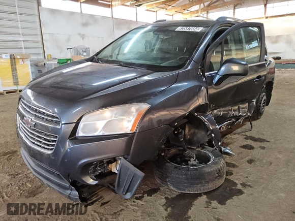 2016 Chevrolet Trax LT with VIN 3GNCJLSBXGL203394, listed as a Copart auction lot 83587684 with 152,493 mi miles and Clean Title. Bid and sale history available at DreamBid. Image 1.