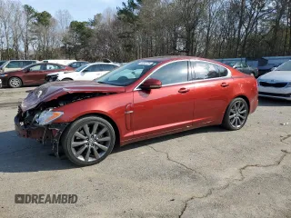 2010 Jaguar XF Premium Luxury with VIN SAJWA0GB9ALR77234, listed as a Copart auction lot 48592735 with 141,164 mi miles and Salvage Title. Bid and sale history available at carsss.com. Image 1.