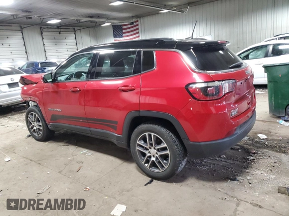 2018 Jeep Compass Latitude with VIN 3C4NJDBB2JT155307, listed as a Copart auction lot 51294085 with 58,718 mi miles and Clean Title. Bid and sale history available at carsss.com. Image 2.