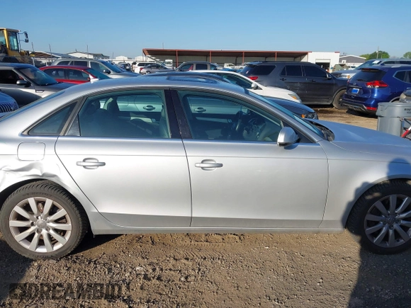 2013 Audi A4 Premium with VIN WAUBFAFL9DA161085, listed as a IAAI auction lot 41976939 with 184,536 mi miles and . Bid and sale history available at DreamBid. Image 13.