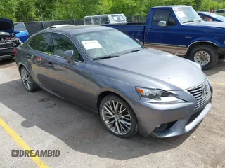 2015 Lexus IS 250 with VIN JTHCF1D25F5016122, listed as a IAAI auction lot 41969049 with 56,106 mi miles and . Bid and sale history available at DreamBid. Image 1.