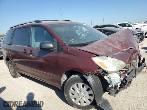 2004 Toyota Sienna CE with VIN 5TDZA23C34S132033, listed as a Copart auction lot 74268894 with 156,065 mi miles and Salvage Title. Bid and sale history available at carsss.com. Image 4.