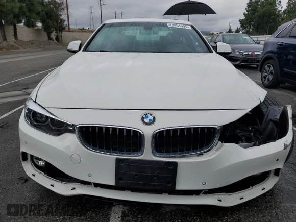 2019 BMW 4 Series 430i with VIN WBA4W3C53KAF91947, listed as a Copart auction lot 43851395 with 47,453 mi miles and Salvage Title. Bid and sale history available at carsss.com. Image 5.