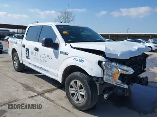 2018 Ford F-150 XL with VIN 1FTEW1CB1JKC86924, listed as a IAAI auction lot 41521536 with 150,280 mi miles. Bid and sale history available at carsss.com. Image 1.