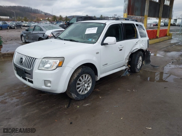 2008 Mercury Mariner Premier with VIN 4M2CU97188KJ29232, listed as a IAAI auction lot 41673352 with 152,727 mi miles. Bid and sale history available at carsss.com. Image 17.