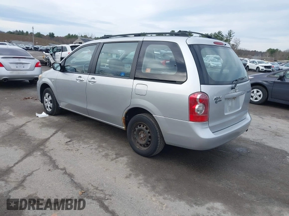 2006 Mazda MPV LX with VIN JM3LW28A360568523, listed as a IAAI auction lot 41957783 with 151,606 mi miles and . Bid and sale history available at DreamBid. Image 3.