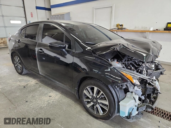 2021 Nissan Versa SV с VIN 3N1CN8EV8ML924022, выставлен на аукционе Copart как лот 59232225 с пробегом 55 365 миль миль и Списание • Salvage title. История ставок и продаж доступна на DreamBid. Изображение 4.