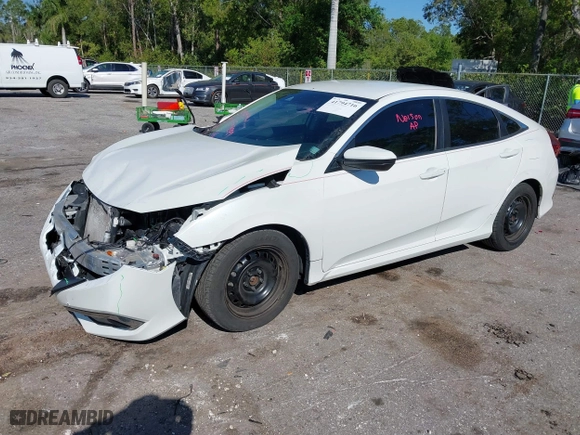 2019 Honda Civic Sedan LX with VIN 2HGFC2F60KH515136, listed as a IAAI auction lot 41794716 with 57,747 mi miles. Bid and sale history available at carsss.com. Image 18.