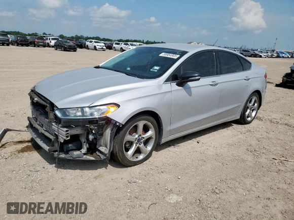 2016 Ford Fusion S with VIN 3FA6P0G77GR365798, listed as a Copart auction lot 58984905 with 116,950 mi miles and Salvage title. Bid and sale history available at DreamBid. Image 1.