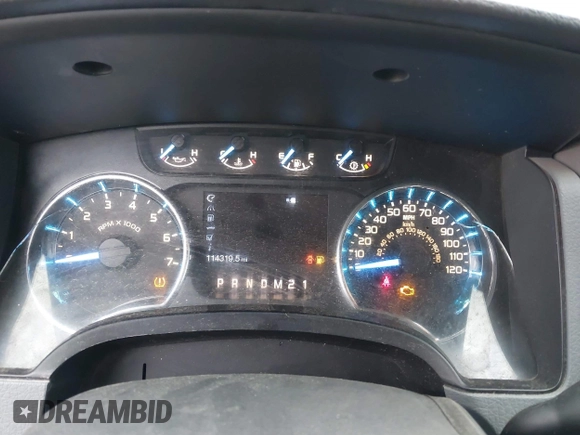 2012 Ford F-150 XL with VIN 1FTFW1ET7CFC28435, listed as a IAAI auction lot 41972527 with 114,319 mi miles. Bid and sale history available at carsss.com. Image 7.