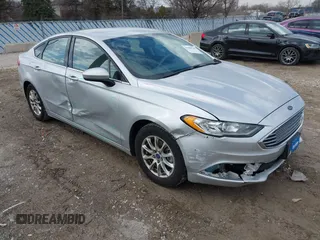 2017 Ford Fusion S with VIN 3FA6P0G7XHR316936, listed as a IAAI auction lot 41888766 with 175,881 mi miles. Bid and sale history available at carsss.com. Image 1.