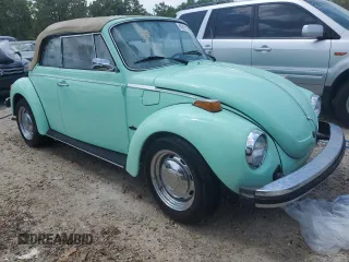 1977 Volkswagen Beetle with VIN 1572044306, listed as a Copart auction lot 63711884 with 45,754 mi miles and Salvage Title. Bid and sale history available at DreamBid. Image 4.