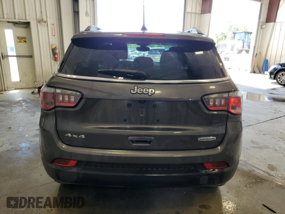 2018 Jeep Compass Latitude with VIN 3C4NJDBB6JT142303, listed as a Copart auction lot 57510045 with 65,336 mi miles and Salvage title. Bid and sale history available at DreamBid. Image 6.