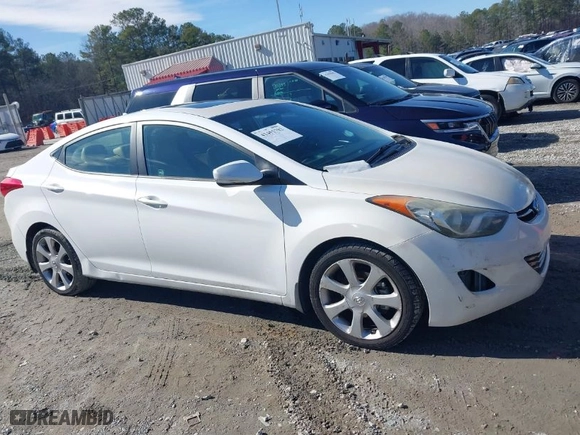 2013 Hyundai Elantra GLS PZEV with VIN 5NPDH4AE8DH246797, listed as a IAAI auction lot 41451702 with 172,500 mi miles. Bid and sale history available at carsss.com. Image 13.
