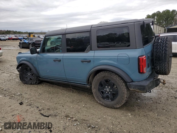 2022 Ford Bronco with VIN 1FMEE5BP0NLB66468, listed as a Copart auction lot 48975895 with 11,837 mi miles and Salvage Title. Bid and sale history available at carsss.com. Image 2.