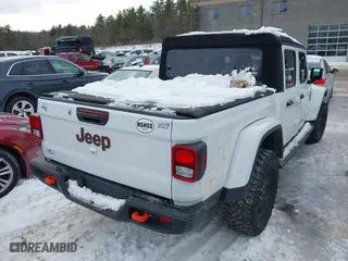 2022 Jeep Gladiator Mojave with VIN 1C6JJTEG4NL177527, listed as a IAAI auction lot 41625213 with 1 mi miles. Bid and sale history available at carsss.com. Image 4.