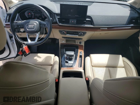 2022 Audi Q5 S line Premium Plus with VIN WA1EAAFY1N2048022, listed as a Copart auction lot 56401135 with 50,936 mi miles and Clean title. Bid and sale history available at DreamBid. Image 8.