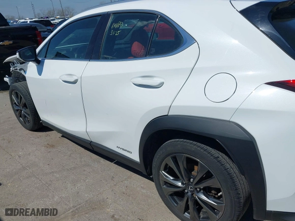 2019 Lexus UX with VIN JTHU9JBH2K2011457, listed as a IAAI auction lot 41894143 with 55,826 mi miles. Bid and sale history available at carsss.com. Image 14.