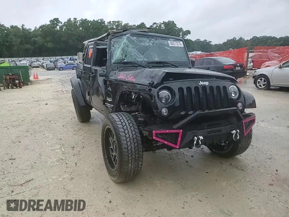 2014 Jeep Wrangler Unlimited Sahara z VIN 1C4HJWEG4EL305998, wystawiony jako Copart lot #56377275 z przebiegiem 60 597 mil mil oraz Szkoda całkowita • Salvage title. Historia ofert i sprzedaży dostępna na DreamBid. Obrazek 14.