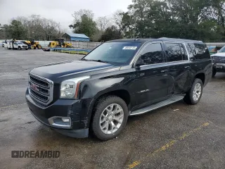 2016 GMC Yukon XL SLE with VIN 1GKS1FKCXGR479666, listed as a Copart auction lot 46640135 with 106,345 mi miles and Salvage Title. Bid and sale history available at carsss.com. Image 1.