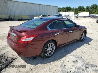 2009 Nissan Maxima SV with VIN 1N4AA51E69C820089, listed as a Copart auction lot 66046043 with 243,382 mi miles and Non Repairable. Bid and sale history available at DreamBid. Image 3.