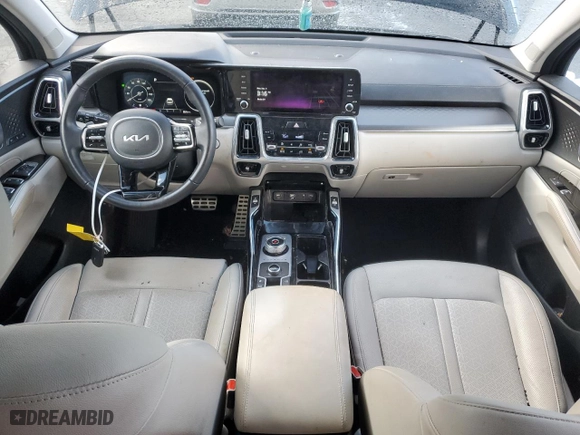 2023 Kia Sorento Hybrid SX Prestige with VIN KNDRKDLG2P5144941, listed as a Copart auction lot 79962154 with 58,231 mi miles and Salvage Title. Bid and sale history available at carsss.com. Image 8.