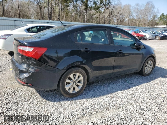 2017 Kia Rio LX with VIN KNADM4A31H6061904, listed as a Copart auction lot 49607505 with 95,385 mi miles and Salvage Title. Bid and sale history available at carsss.com. Image 3.