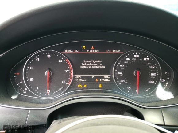 2015 Audi A6 2.0T Premium Plus with VIN WAUGFAFC8FN011793, listed as a Copart auction lot 47886635 with 177,288 mi miles and Clean Title. Bid and sale history available at carsss.com. Image 9.
