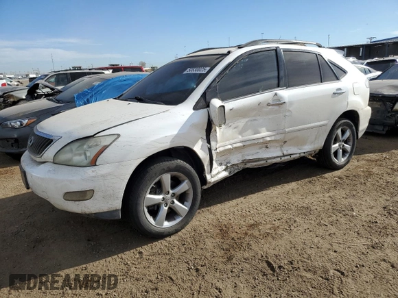 2008 Lexus RX 350 with VIN 2T2HK31UX8C052300, listed as a Copart auction lot 50830025 with 207,700 mi miles and Salvage Title. Bid and sale history available at DreamBid. Image 1.