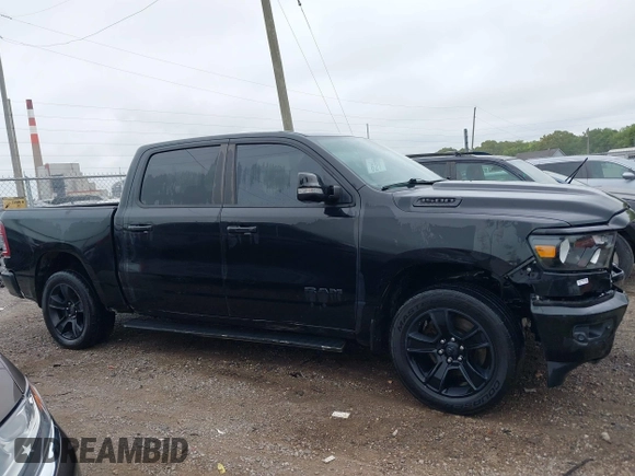 2020 Ram 1500 Big Horn with VIN 1C6SRFFT0LN216433, listed as a IAAI auction lot 40032077 with 102,298 mi miles. Bid and sale history available at carsss.com. Image 13.